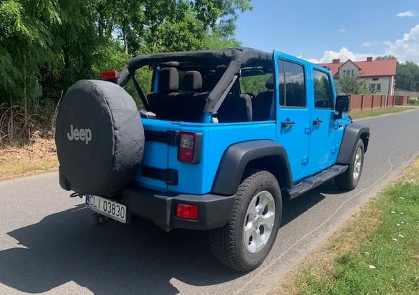 Jeep Wrangler cena 139900 przebieg: 101000, rok produkcji 2018 z Lipno małe 211